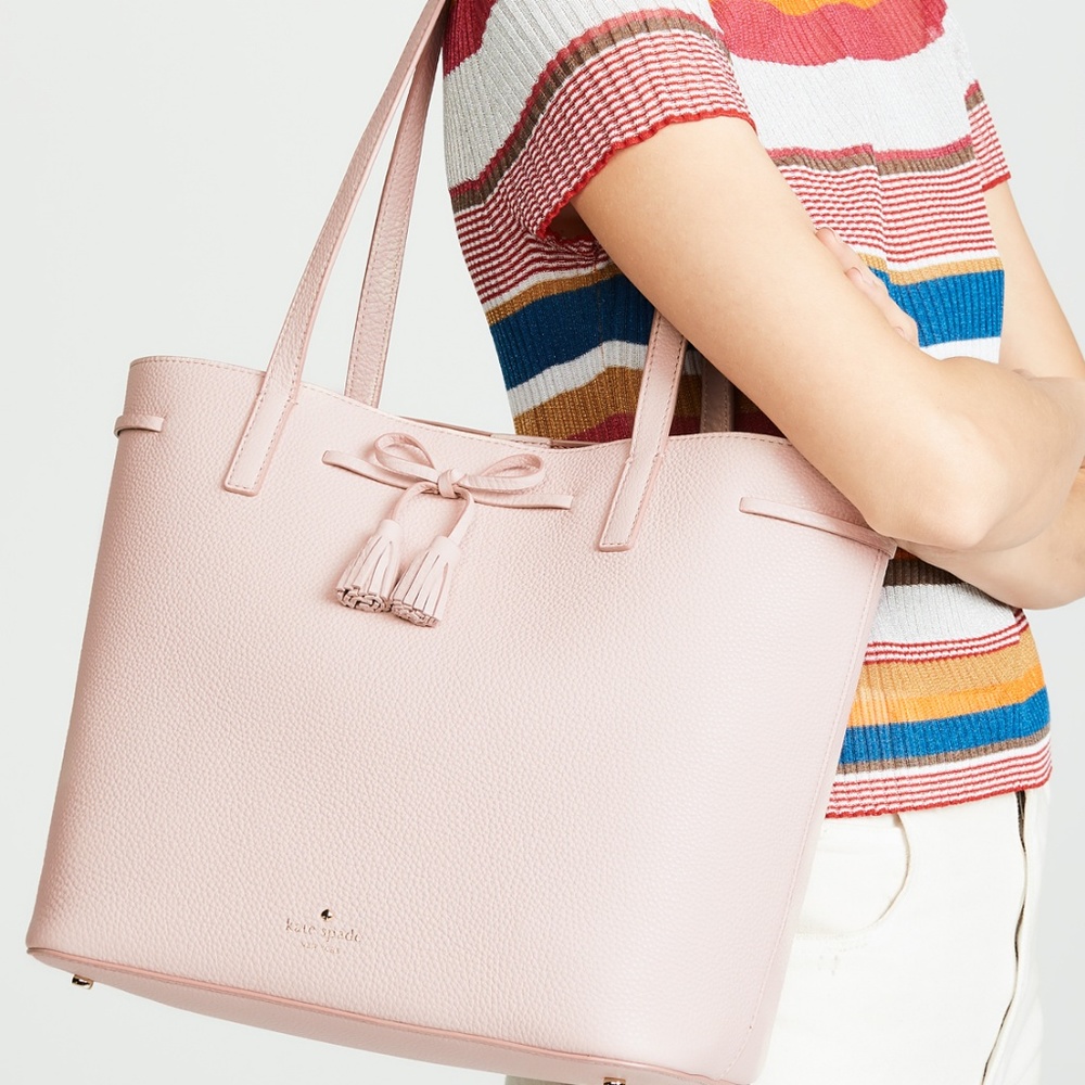 Kate Spade NY Hayes St Nandy Warm Vellum Tote NIB! - Picture 3 of 8